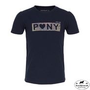 Equipage Happy T-Shirt Til Børn - Navy 
